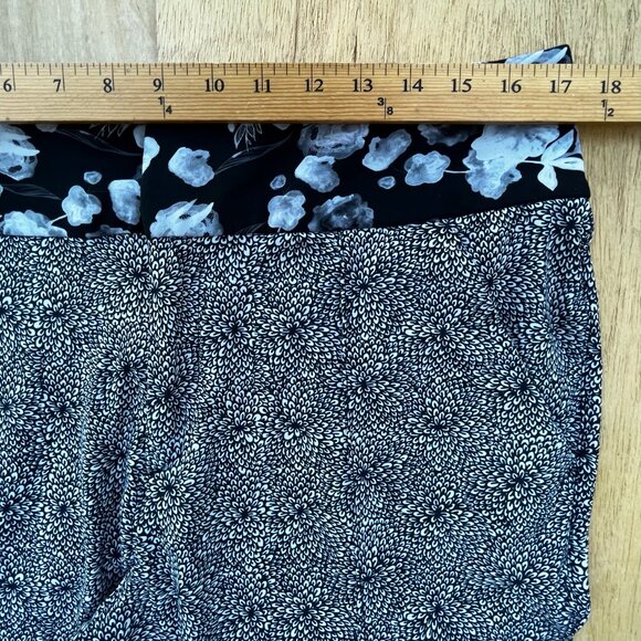 LULULEMON DEPARTURE HIGH RISE 7/8 WOMEN’S PANT sz 10 PETAL FLORAL CROP - Picture 8 of 11
